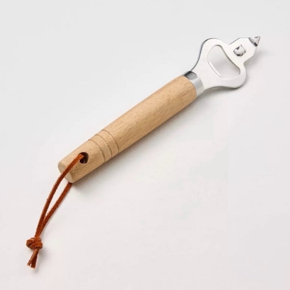 Hearth & Hand Magnolia Wood & Stainless Steel Bottle Opener - Target Summer 2024